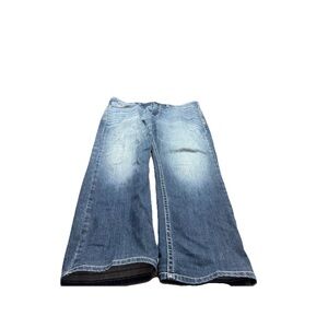 Cody James Mens Medium Wash Straight Leg Western Jeans! 36x30